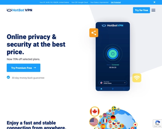 HotBot VPN Logo